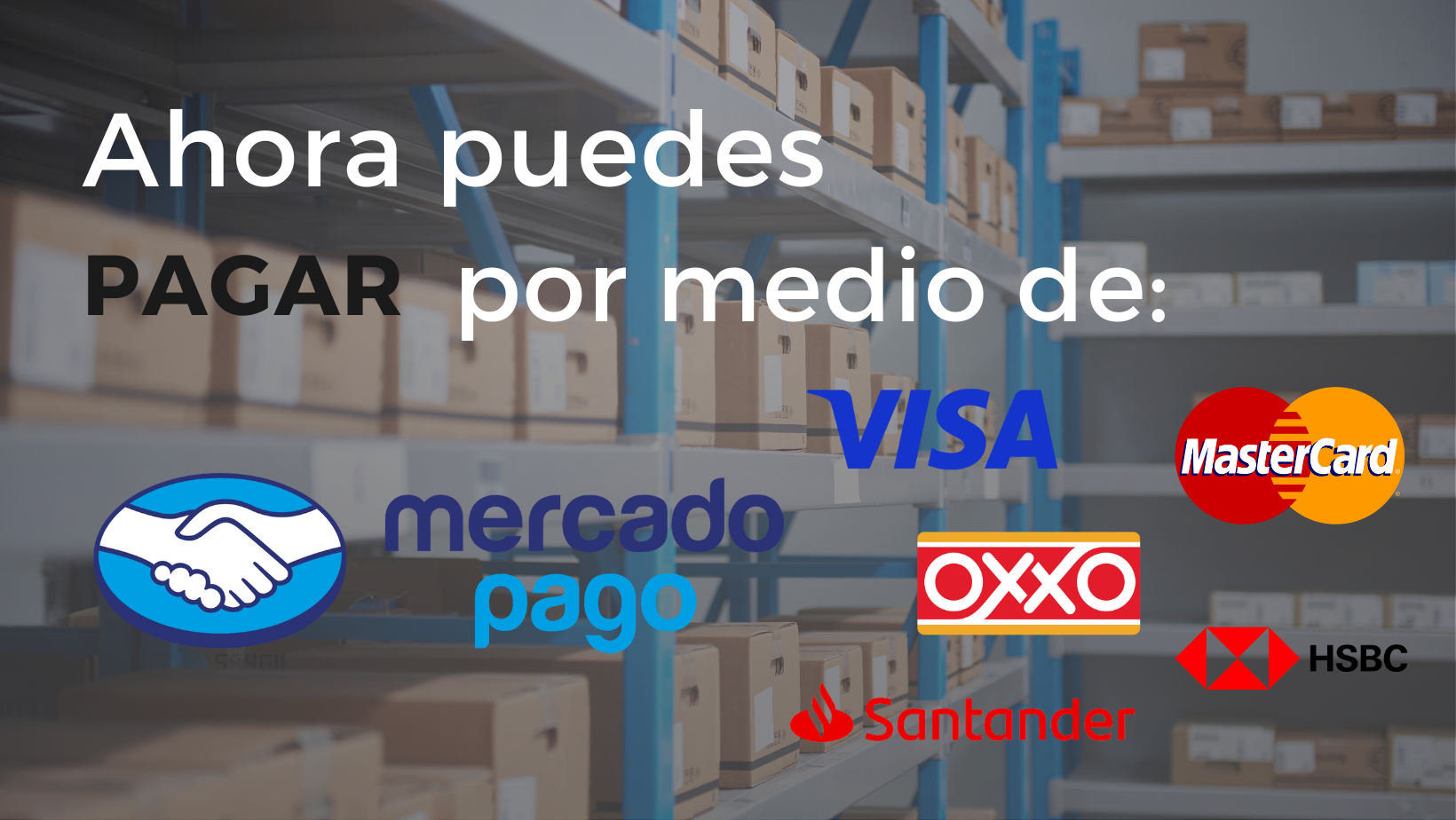 Blue Modern Payment Methods Facebook Cover
